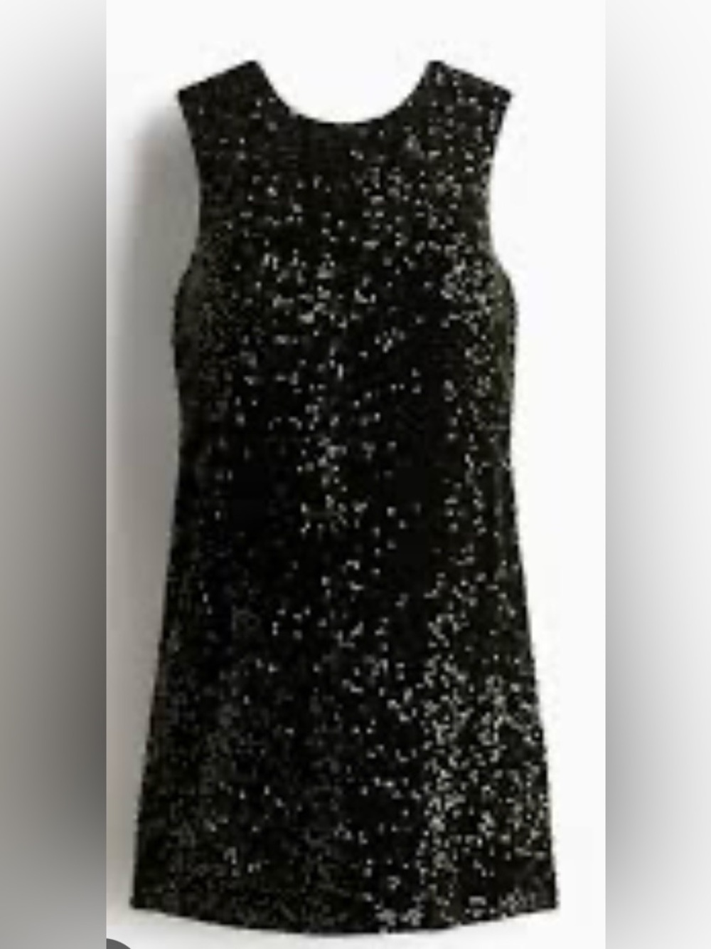 H&M Black Sequin Dress